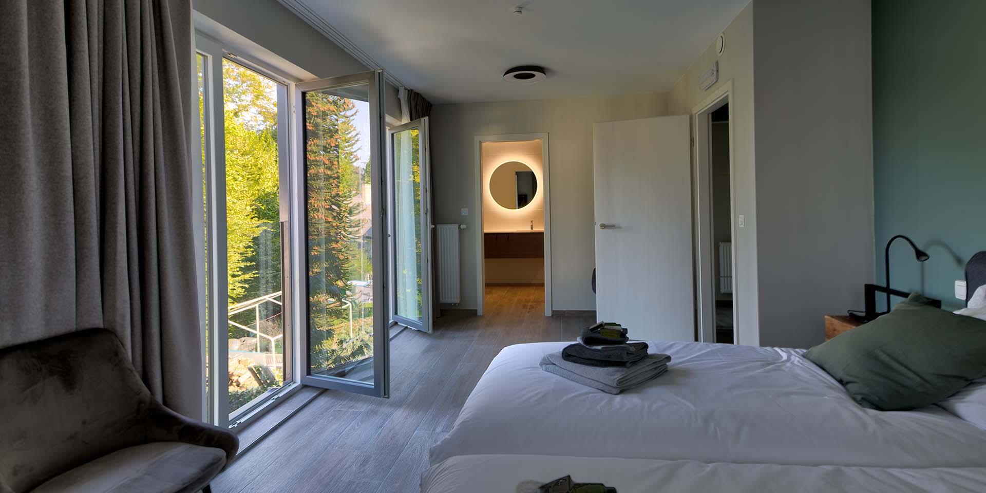 Dubbel met zicht op the tuin